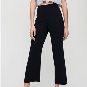 NWT Indigo Aritzia “kick flare” pants 00